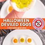 halloween deviled eggs pin collage 1