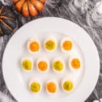 halloween deviled eggs pin collage 2