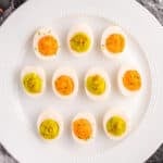 halloween deviled eggs pin collage 3