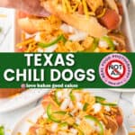 texas chili dogs pin collage 1