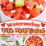 watermelon feta mint salad facebook collage 2