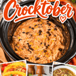 Crocktober: 31 Days of Slow Cooker Favorites pin collage 1