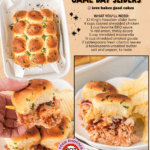 bbq pulled chicken sliders facebook collage