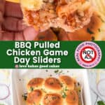 bbq pulled chicken sliders pin collage 1