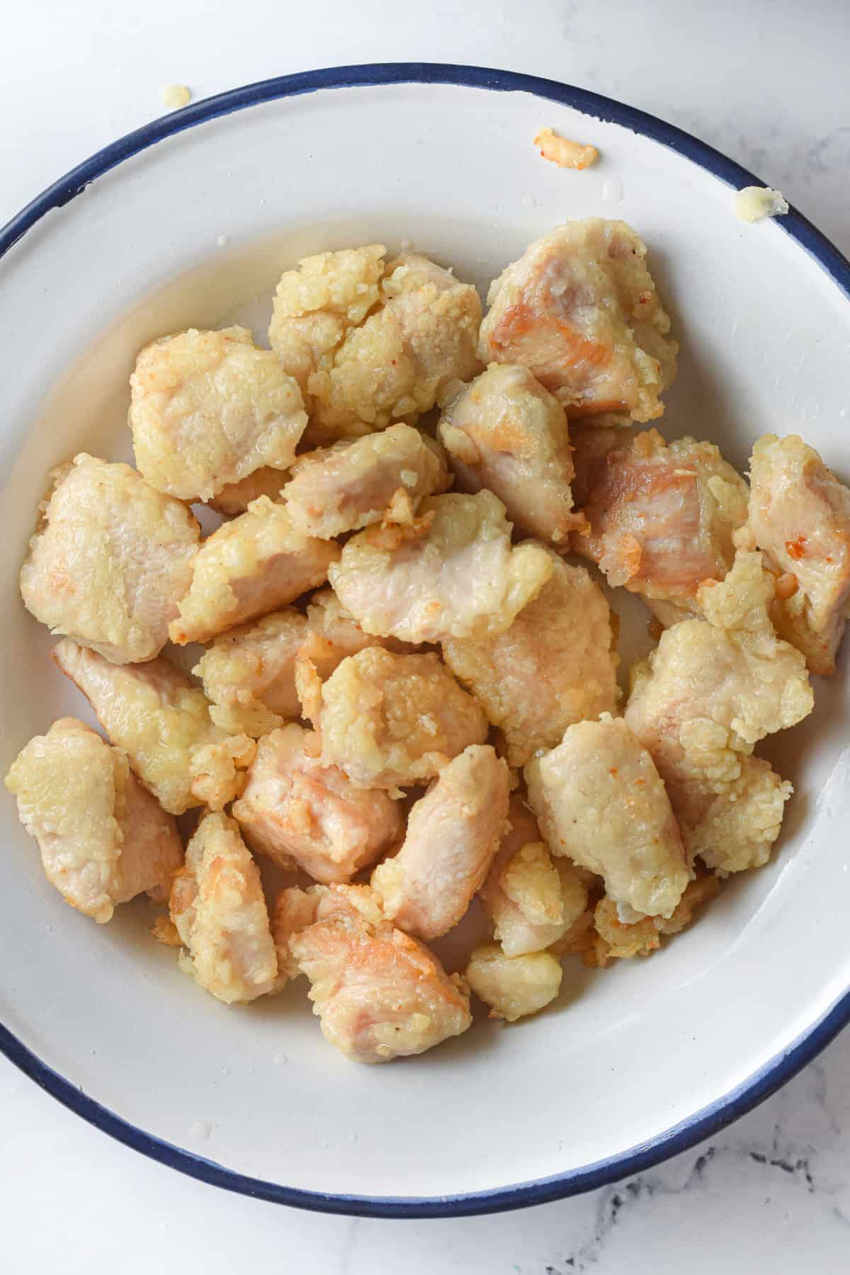 Step 4 of preparing Instant Pot General Tso chicken