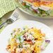 This 7 Layer Salad is the perfect addition to any meal or potluck. With layers of veggies, a tangy dressing, cheese, and bacon, this will be a new favorite!